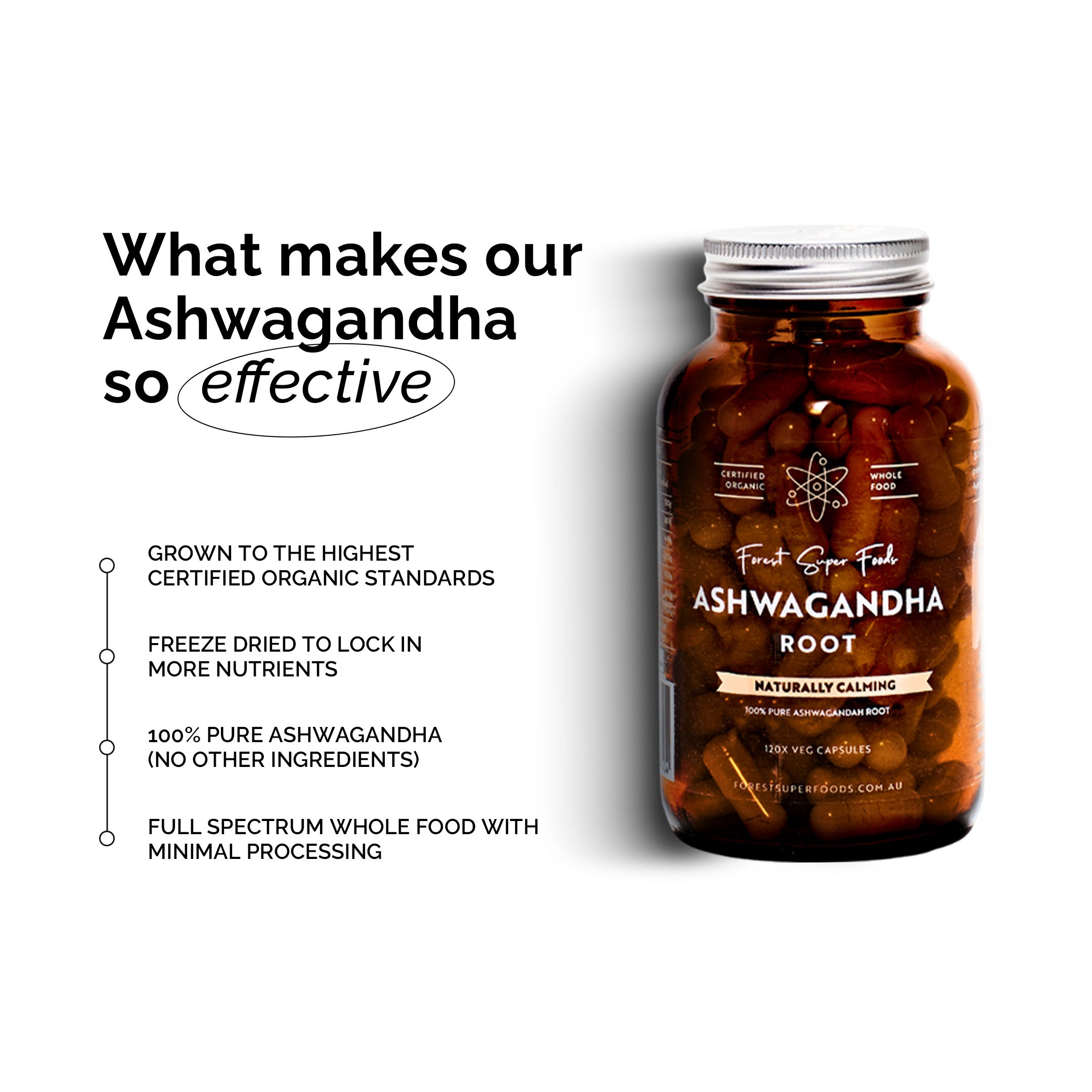 Pure Organic Ashwagandha Capsules
