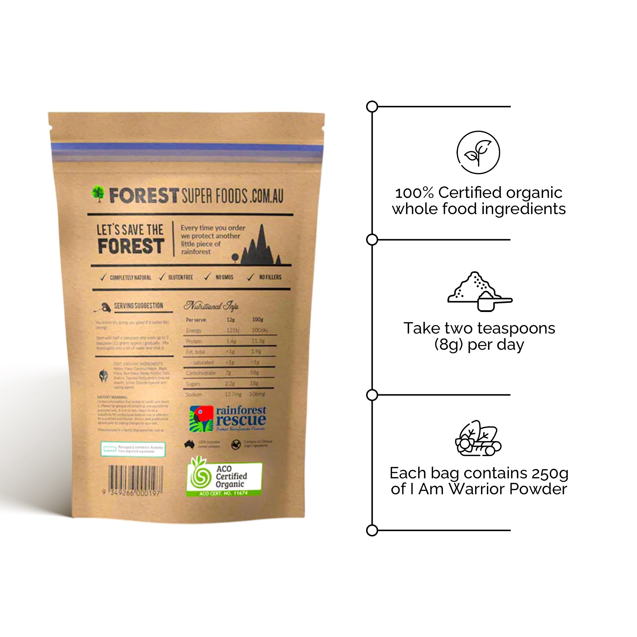 I Am Warrior Mens Multivitamin Powder