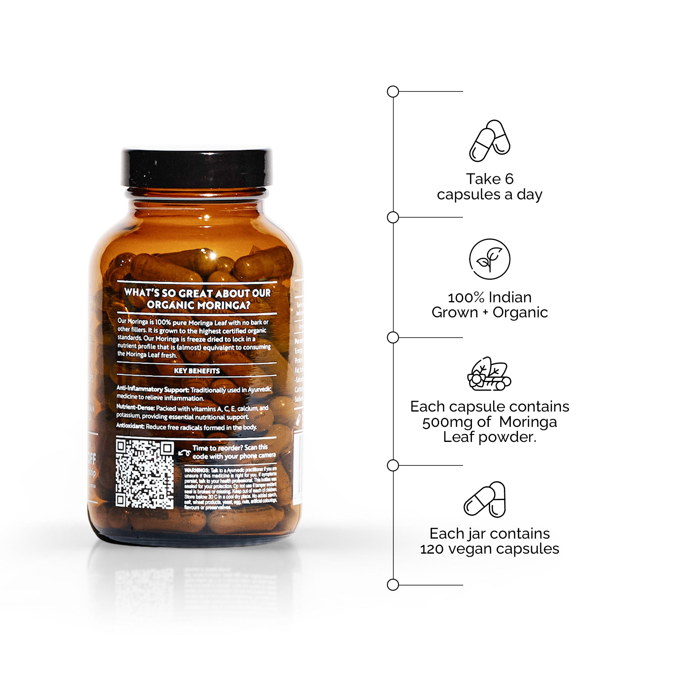Organic Moringa Capsules
