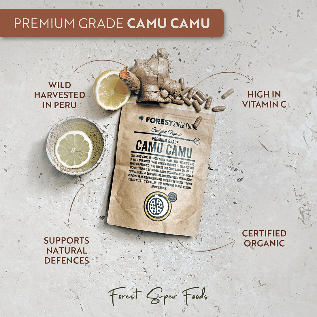 Certified Organic Camu Camu Berry Powder