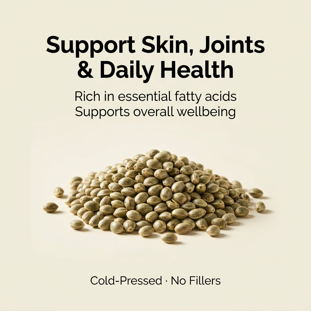Unfiltered Hemp Seed Oil Capsules