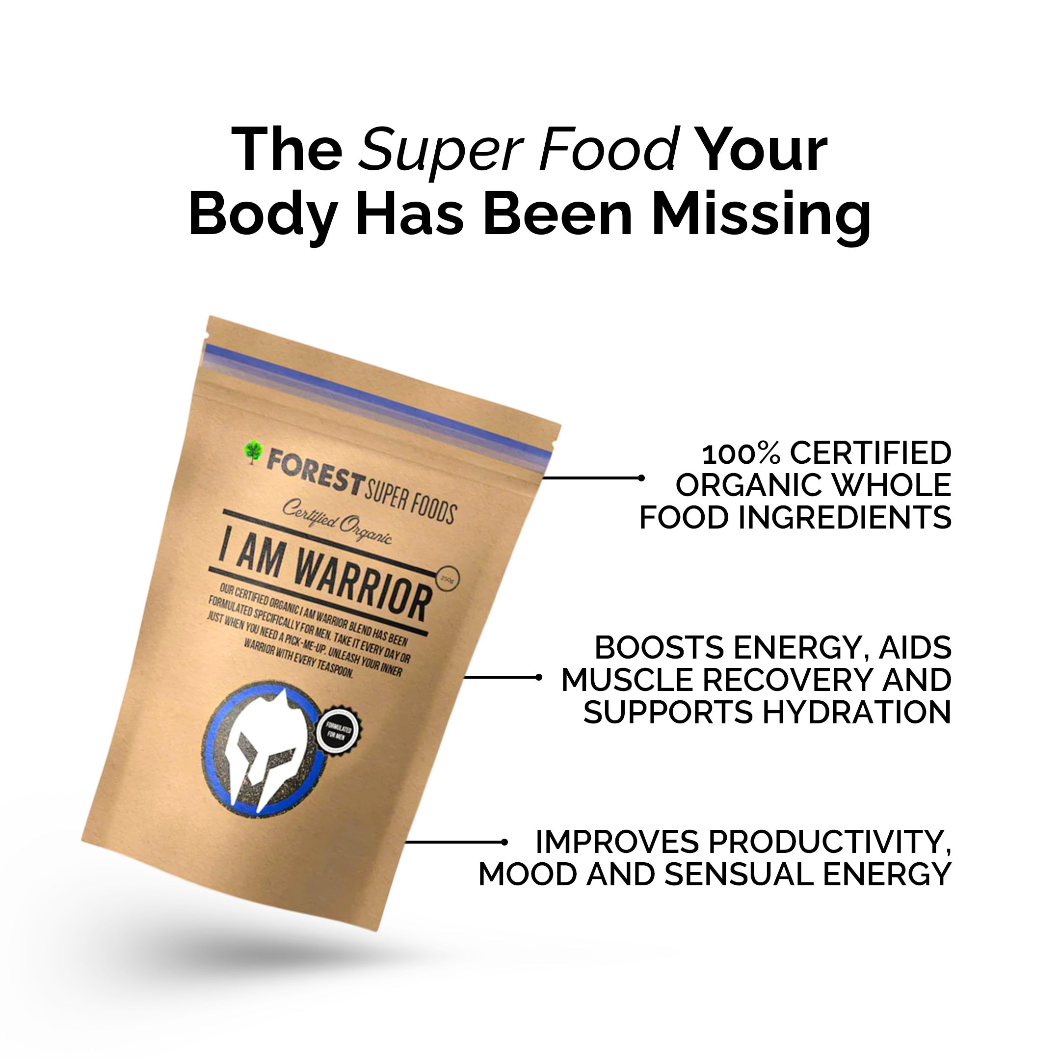 I Am Warrior Mens Multivitamin Powder